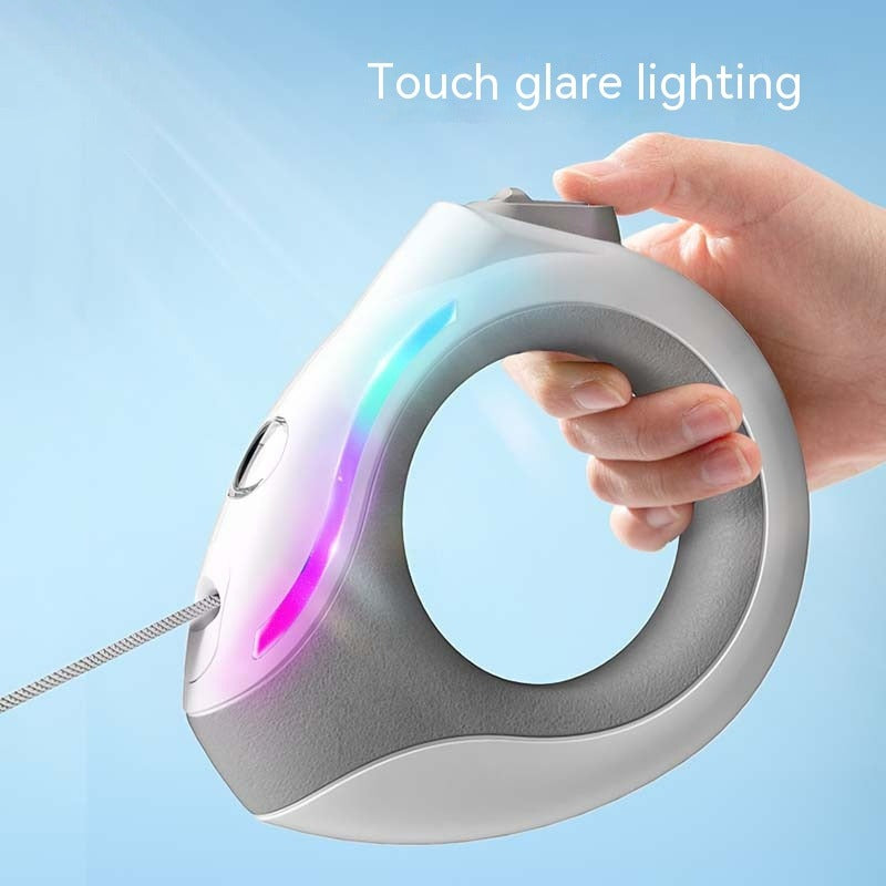 LED Retractable Dog Leash