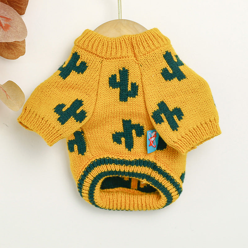 Warm Thick Pet Sweater for Autumn and Winter