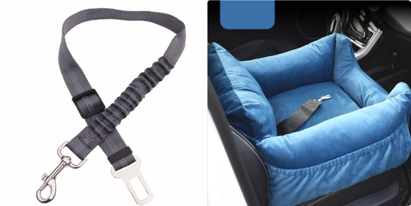 Pet Car Seat Bed for Dogs & Cats