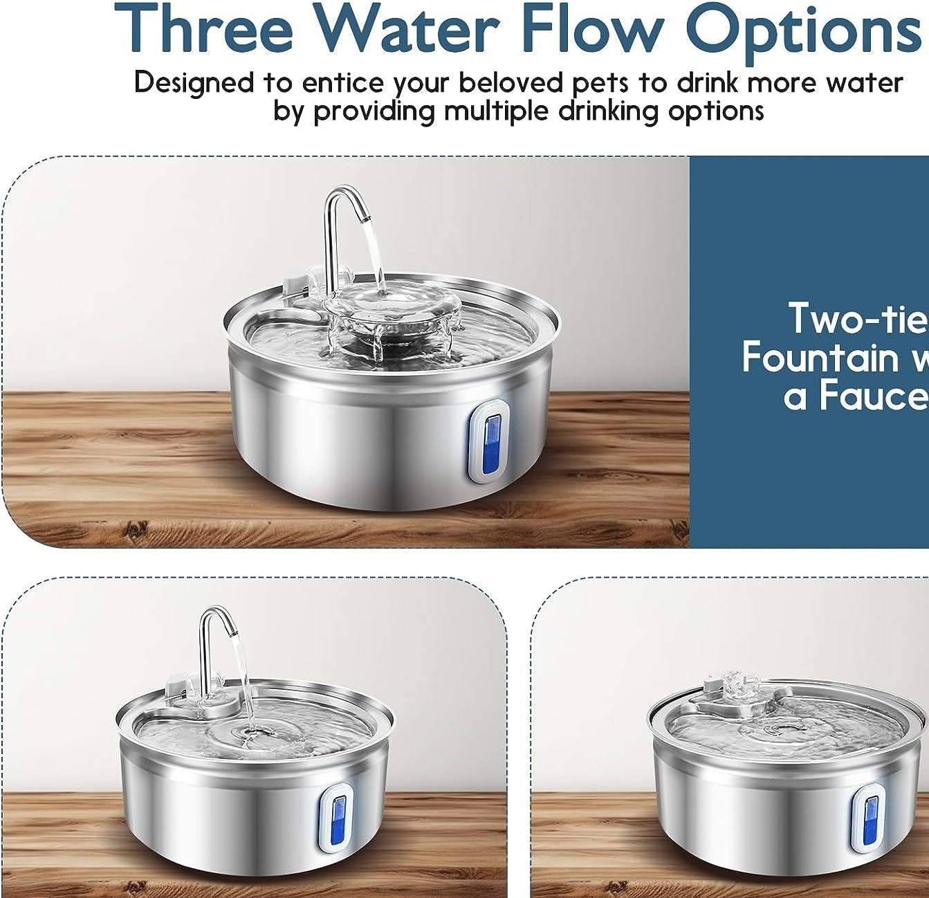 Smart Stainless Steel Pet Water Dispenser