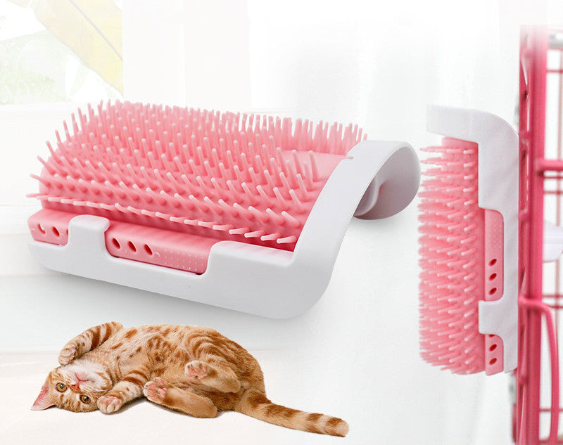 Pet Grooming Corner Massage Brush and De-Shedding Toy
