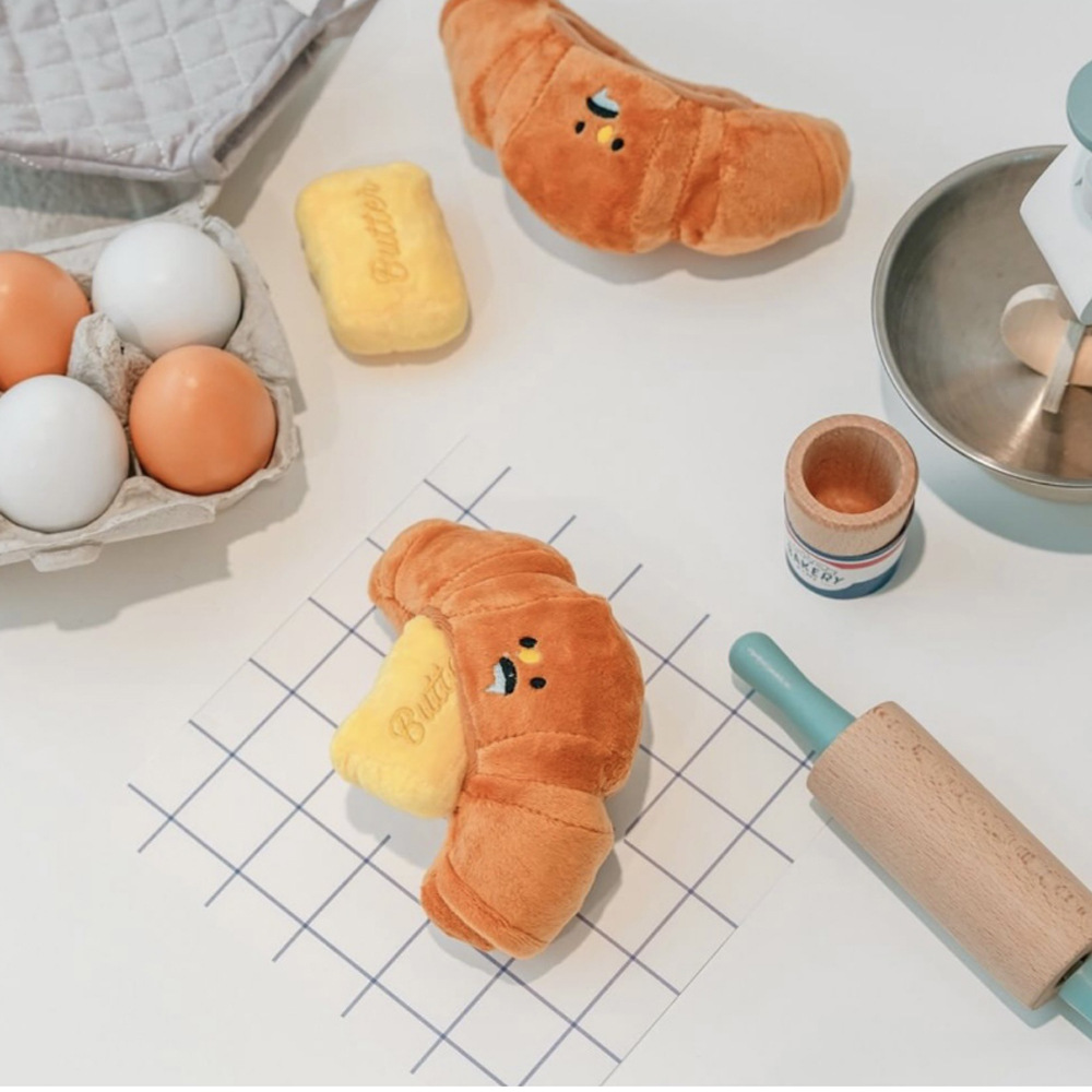Korean Style Ins Horn Bag Pet Squeaky Plush Toy