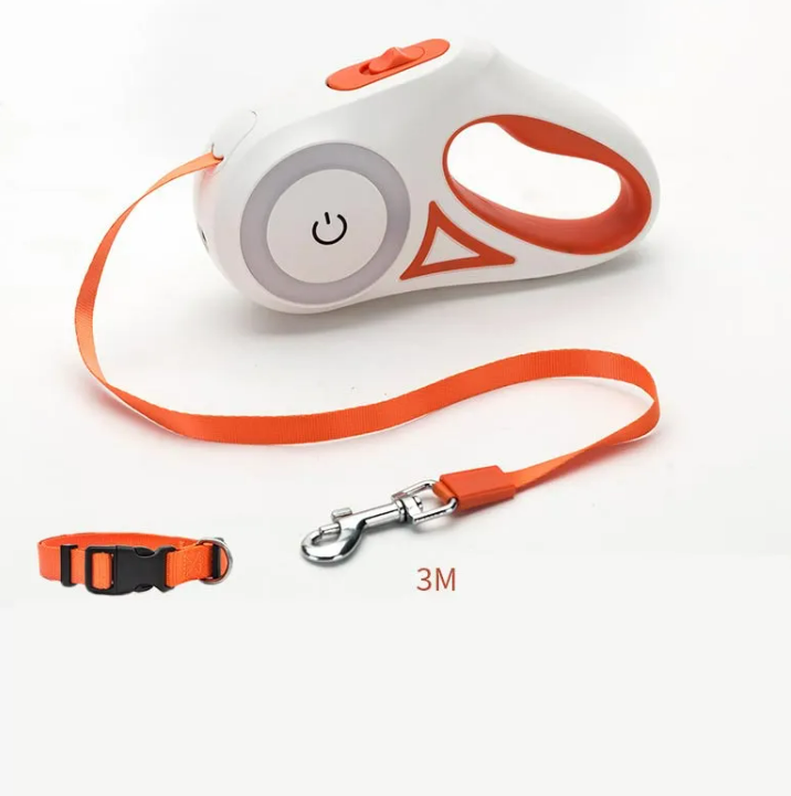 Retractable Leash Collar Spotlight