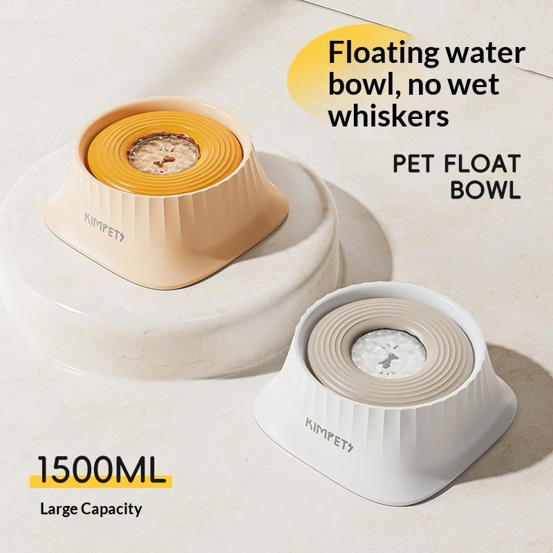 Anti-Tip Floating Pet Water Bowl