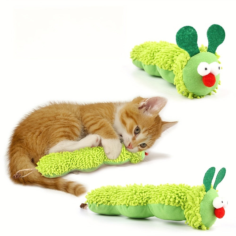 Interactive Plush Cat Toy Pillow