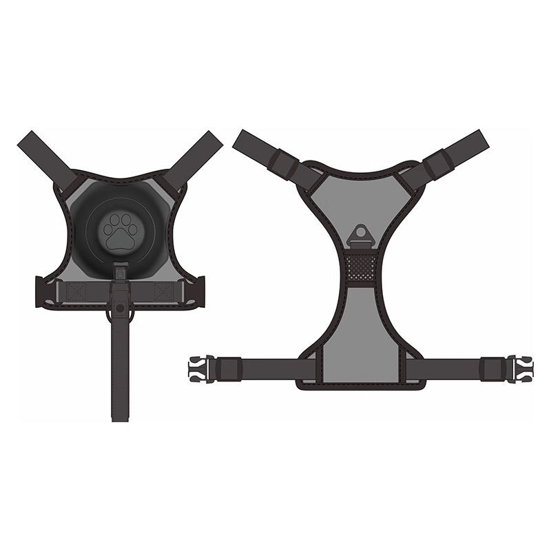 Dog Harness with Retractable Leash
