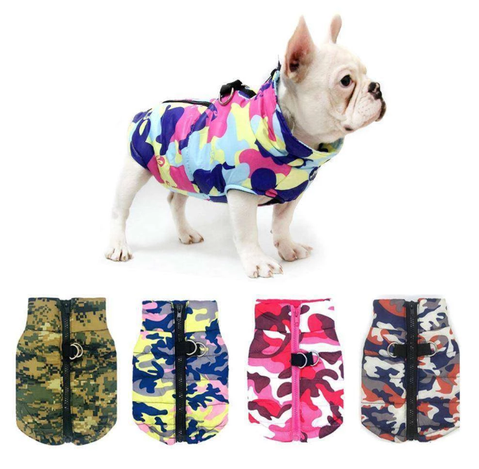 Waterproof Camouflage Dog Vest for Autumn/Winter