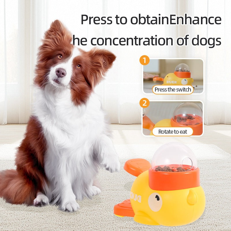Duck Dog Puzzle Treat Dispenser Feeder