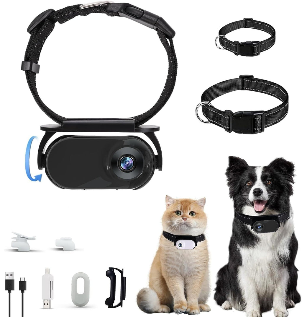 Pet HD Mini Camera Magnetic Collar