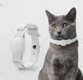 Dogs And Cats Pet Collar Chain Leather Cover