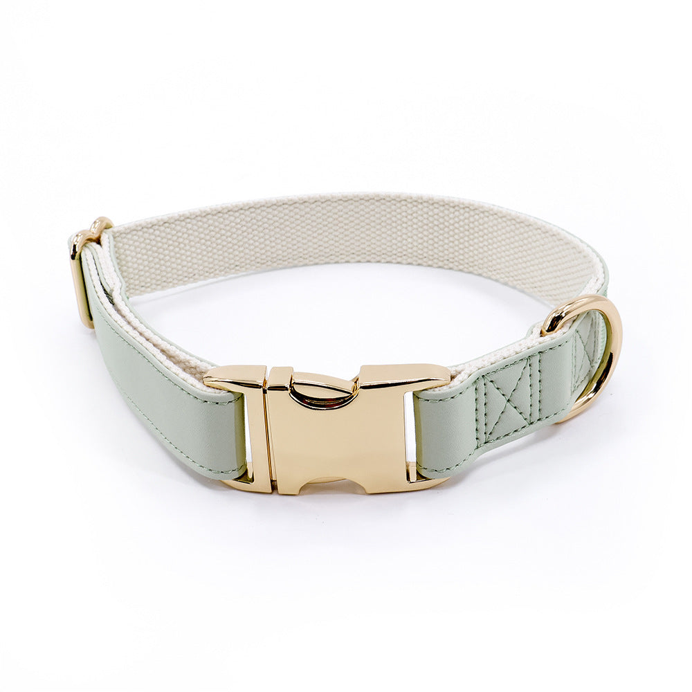 High-Quality All-Match Metal Buckle Pet Collar