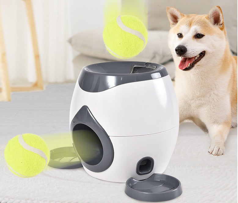 Interactive Pet Tennis Ball Feeder