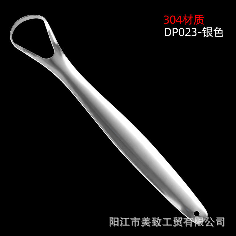304 Stainless Steel Tongue Scraper for Oral Care