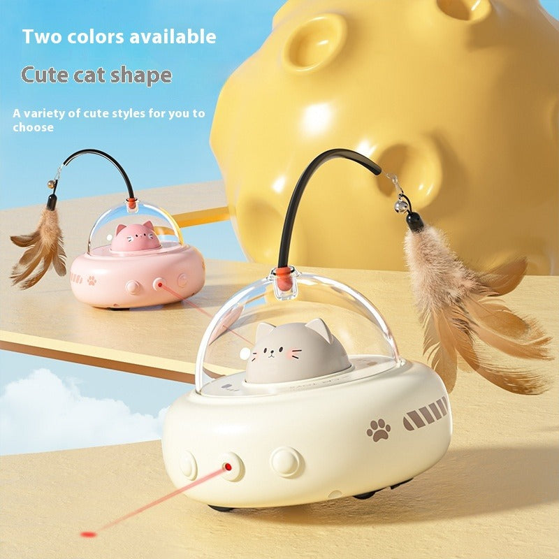 Smart Electric UFO Cat Teaser Toy