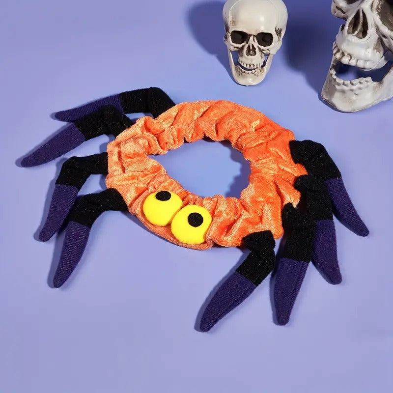 Orange Spider-Man Octopus Neck Scarf for Pets