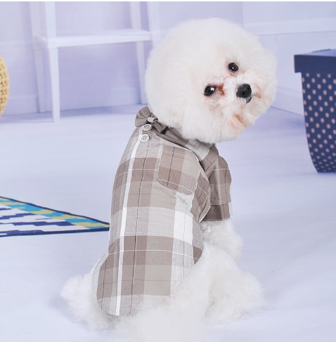 Chinese Style Bow Tie Collar Shirt for Pets