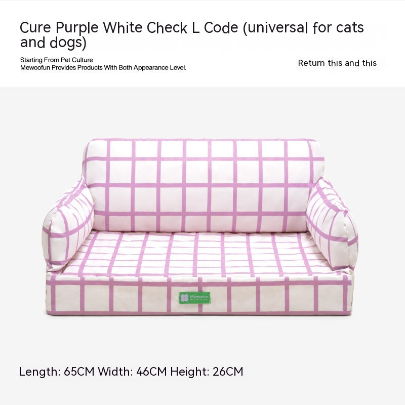 Stripes Pet Sofa Bed