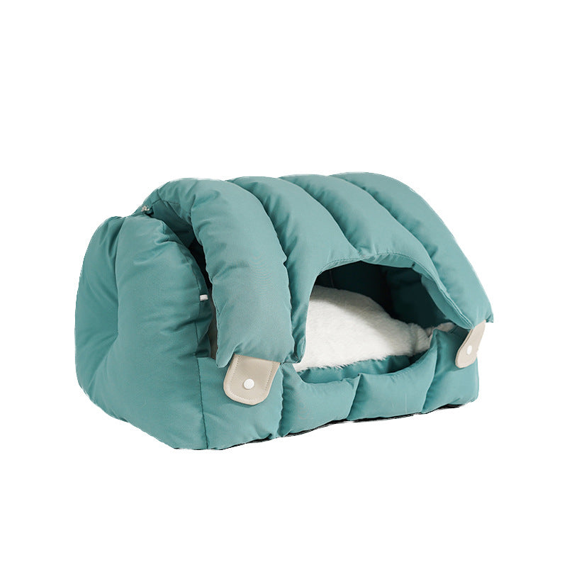 Minimalist Arch-Shaped Cat Bed for Pets (Warm & Cozy)