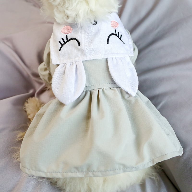 Sleepy Bunny Skirt with Rabbit Ears Princess Dress