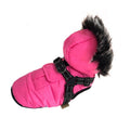 Thickened Winter Cotton Vest with Warm Fur Collar