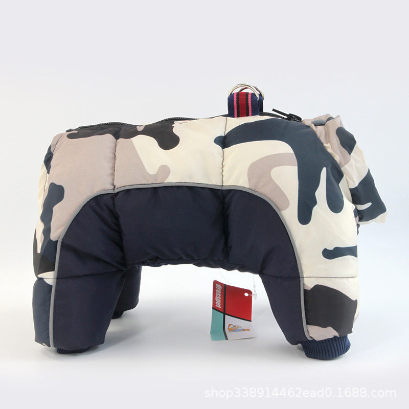 Thick Warm Down Jacket for Dogs - Teddy Cotton Coat