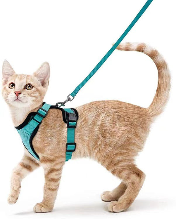 Reflective Breathable Chest Strap for Cats