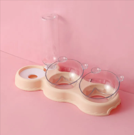 Automatic Cat Bowl with Water Dispenser