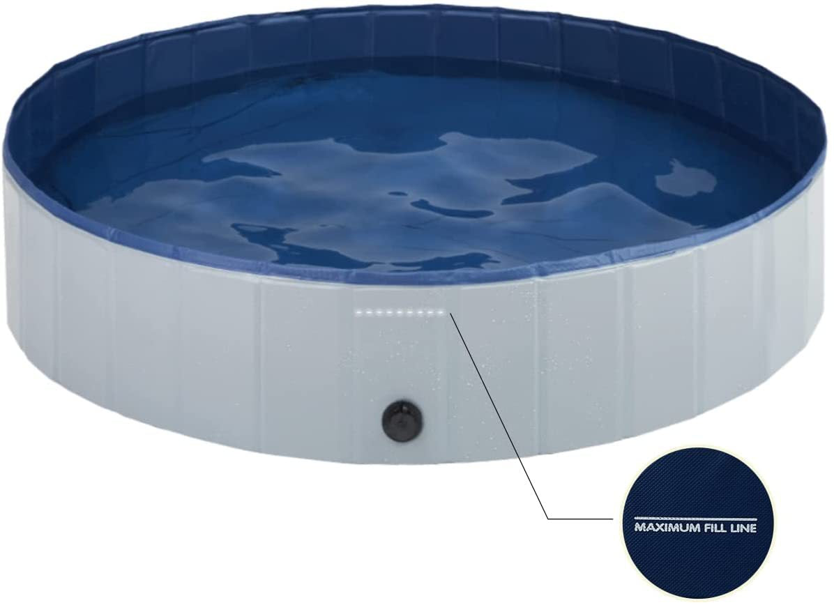 Foldable Pet Pool with Free Zipper Bag