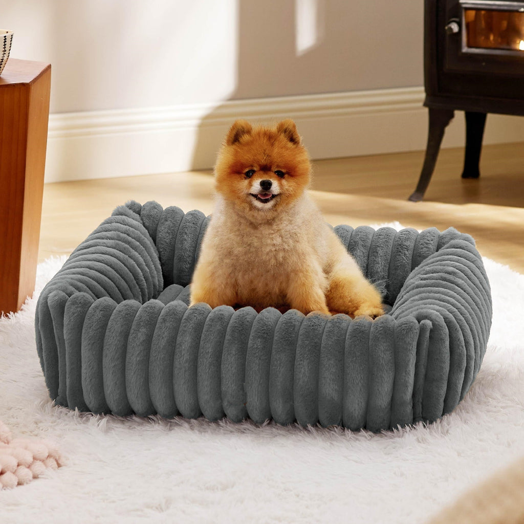 Warm Plush Pet Bed Doghouse