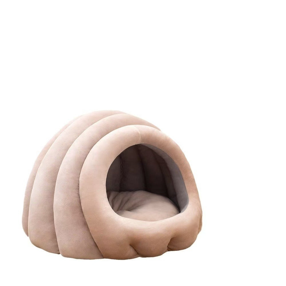 Fully Enclosed Cat Bed for All Seasons