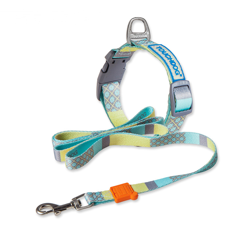 Heat Transfer Printing Dog Leash and Collar Set
