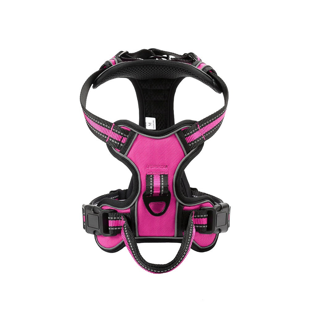 Reflective Breathable Dog Vest Harness with Leash