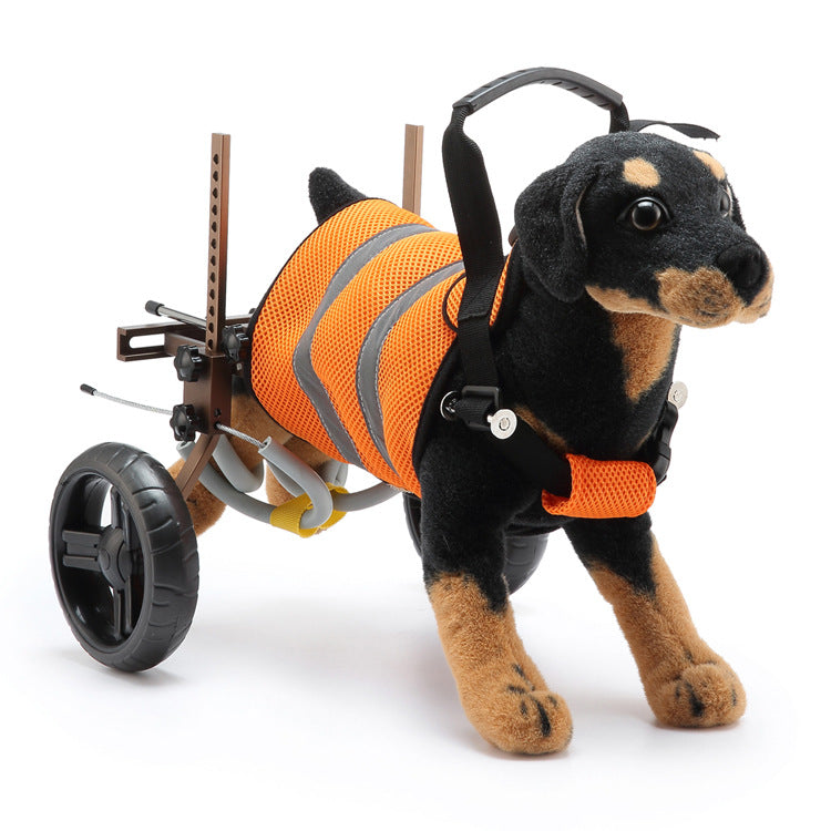 Two-Wheeled Scooter for Disabled Pets and Vehicles
