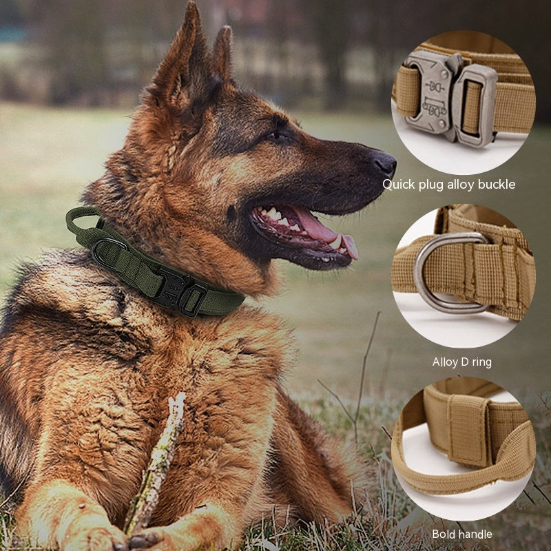 Adjustable Camouflage Tactics Rope for Large Dogs