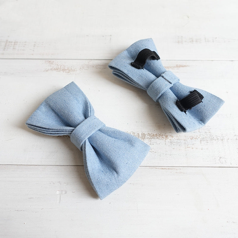 MUTTCO Double Layer Pet Bow Tie Accessories UBT-034