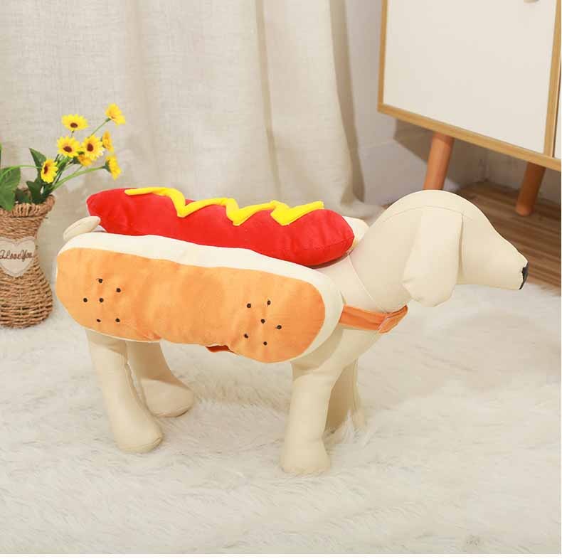 Hot Dog Costume for Dogs & Cats