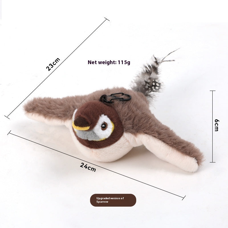 Interactive Flapping Bird Cat Toy (USB Rechargeable)