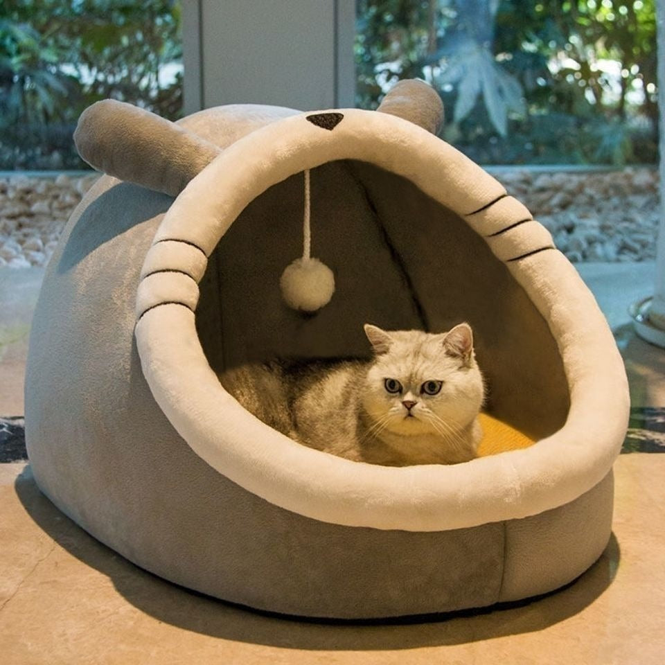 Four Seasons Semi-closed Pet Bed