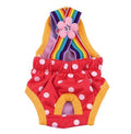 Striped Pet Print Hygiene Pants for Female Dogs