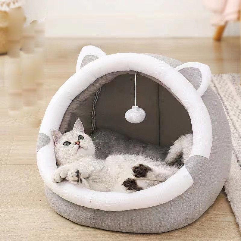 Winter Velvet Pet Cat House