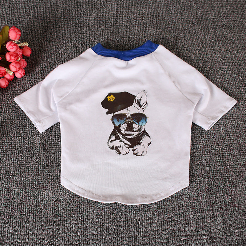Cotton Two-Legged T-Shirt for Dogs