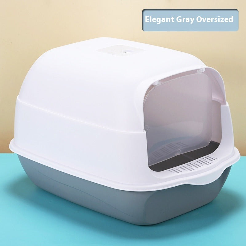 Fully Enclosed Cat Litter Box