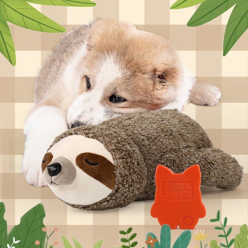 Pet Heartbeat Soothing Plush Toy