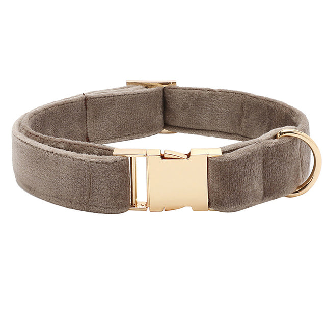 Velvet Dog Collar Pet Necklace