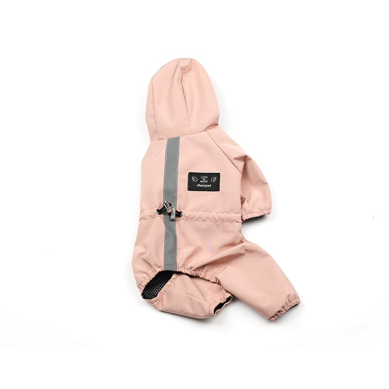 All-Inclusive Waterproof Hooded Raincoat for Dogs