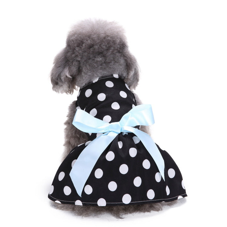 Polka Dot Pet Summer Dress - Watermelon & Strawberry