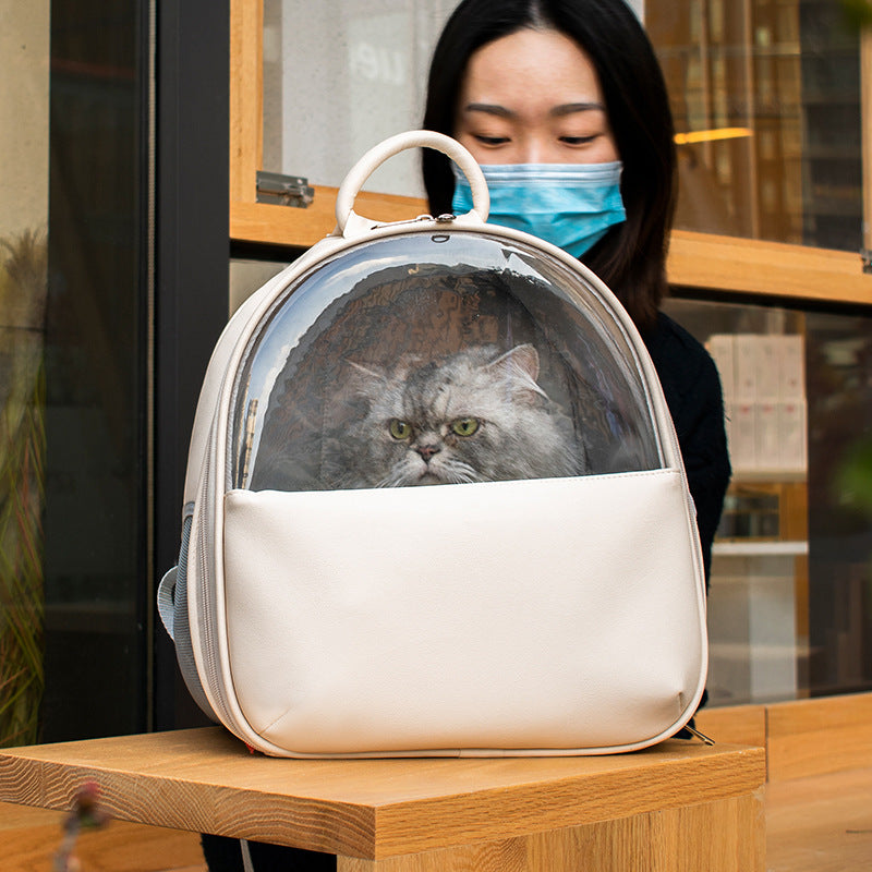 Transparent High-Quality Pet Backpack for Cats and Dogs