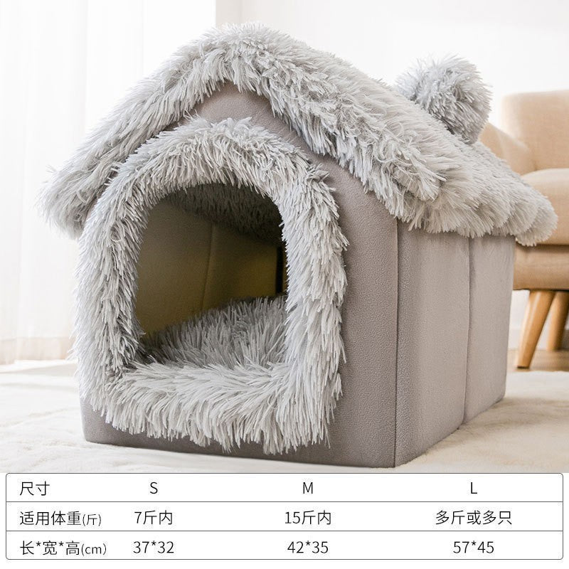 Warm House for Small Dogs and Cats, Removable Pet Bed - view 59