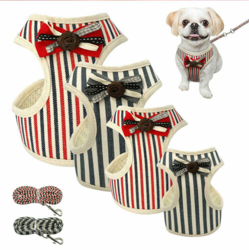 Pet Dog Leash with Harness Vest and Tether Strap