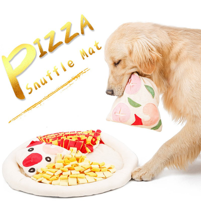 Pet Dog Pizza Sniffing Mat for Training and Skills